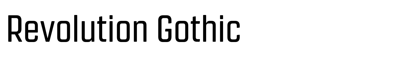 Revolution Gothic